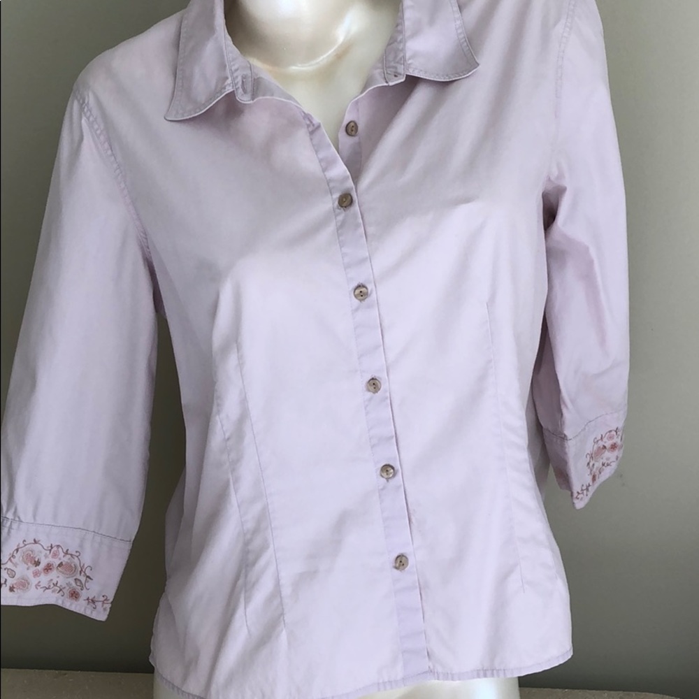 J JILL LAVENDER TOP LARGE
